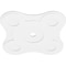 Ekena Millwork Luna Architectural Grade PVC Contemporary Ceiling Medallion, 34"OD x 3"ID x 11 3/4"C x 1"P CMP34LA-03000 - alternate 2
